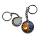 Porte clés - arbre de vie- cabochon verre ou résine, porte clé