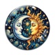 Cabochon Verre - soleil lune