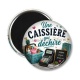 Magnet's - une caissière qui déchire-- cabochon verre ou résine, pendentif