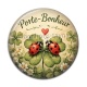Cabochon Résine - porte bonheur coccinelle- cabochon verre ou résine- pendentif