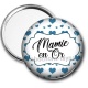 Miroir de poche - mamie en or