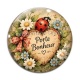 Cabochon Verre - porte bonheur- cabochon verre ou résine, miroir