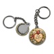 Porte clés - porte bonheur- cabochon verre ou résine, miroir