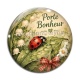 Cabochon Verre - porte bonheur- cabochon verre ou résine, porte clé