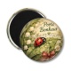 Magnet's - porte bonheur- cabochon verre ou résine, porte clé