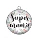 Pendentif Cabochon Argent - super mamie
