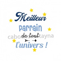 meilleur parrain - Cabochon verre ou résine, décapsuleur