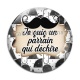 Cabochon Verre - je suis un parrain qui déchire- Cabochon verre ou résine, pendentif