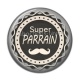 Cabochon Résine - super parrain- Cabochon verre ou résine