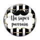 Cabochon Verre - un super parrain- 