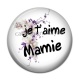 Cabochon Résine - je t'aime mamie