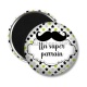 Magnet's - un super parrain- Cabochon verre ou résine, pendentif