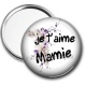 Miroir de poche - je t'aime mamie