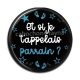 Cabochon Résine - et si je t'appelais parrain