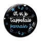 Cabochon Verre - et si je t'appelais parrain