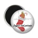 Magnet's - joyeux noël parrain- cabochon verre ou résine, magnet