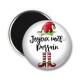 Magnet's - joyeux noël parrain- cabochon verre ou résine, pendentif