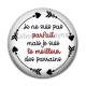 Cabochon Résine - je ne suis pas parfait mais je suis le meilleur parrain