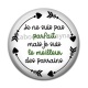 Cabochon Résine - je ne suis pas parfait mais je suis le meilleur parrain