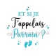 et si je t'appelais parrain- cabochon verre ou résine, decapsuleur