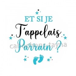 et si je t'appelais parrain- cabochon verre ou résine, decapsuleur