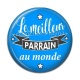 Cabochon Résine - le meilleur parrain au monde