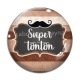 Cabochon Verre - super tonton- cabochon verre ou résine,pendentif