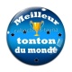 Cabochon Verre - meilleur tonton du monde