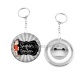 Porte clés décapsuleur - super tonton- cabochon verre ou résine,pendentif