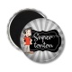 Magnet's - super tonton- cabochon verre ou résine,pendentif