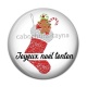 Cabochon Résine - joyeux noel tonton