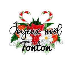 joyeux noël tonton- cabochon verre ou résine, décapsuleur