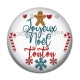 Cabochon Résine -  joyeux noel tonton