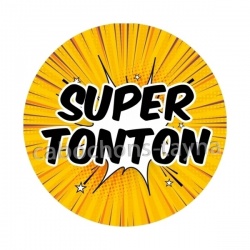 super tonton- cabochon verre ou résine,pendentif