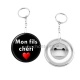 Porte clés décapsuleur - mon fils chéri- - cabochon verre ou résine, pendentif