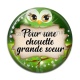 Cabochon Résine - pour une chouette grande soeur