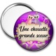 Miroir de poche - pour une chouette grande soeur