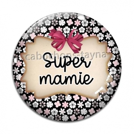 Cabochon Verre - super mamie