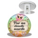 Trépied - pour ma chouette s?urette- cabochon verre ou résine-