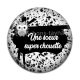 Cabochon Résine - une soeur  super chouette- cabochon verre ou résine- pendentif