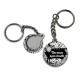 Porte clés - une soeur  super chouette- cabochon verre ou résine- pendentif
