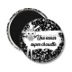 Magnet's - une soeur super chouette- cabochon verre ou résine- pendentif