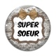 Cabochon Verre - super soeur- cabochon verre ou résine- pendentif