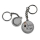 Porte clés - super soeur- cabochon verre ou résine- miroir