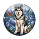 Cabochon Verre - loup-cabochon verre ou résine, pendentif