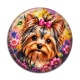 Cabochon Résine - chien york- cabochon verre ou résine