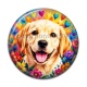 Cabochon Résine - chien labrador- cabochon verre ou résine- pendentif
