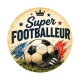 cabochon super footballeur- décapsuleur, pendentif