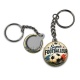 Porte clés - cabochon super footballeur- décapsuleur, pendentif