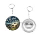 Porte clés décapsuleur - cabochon foot- porte clés- décapsuleur, pendentif